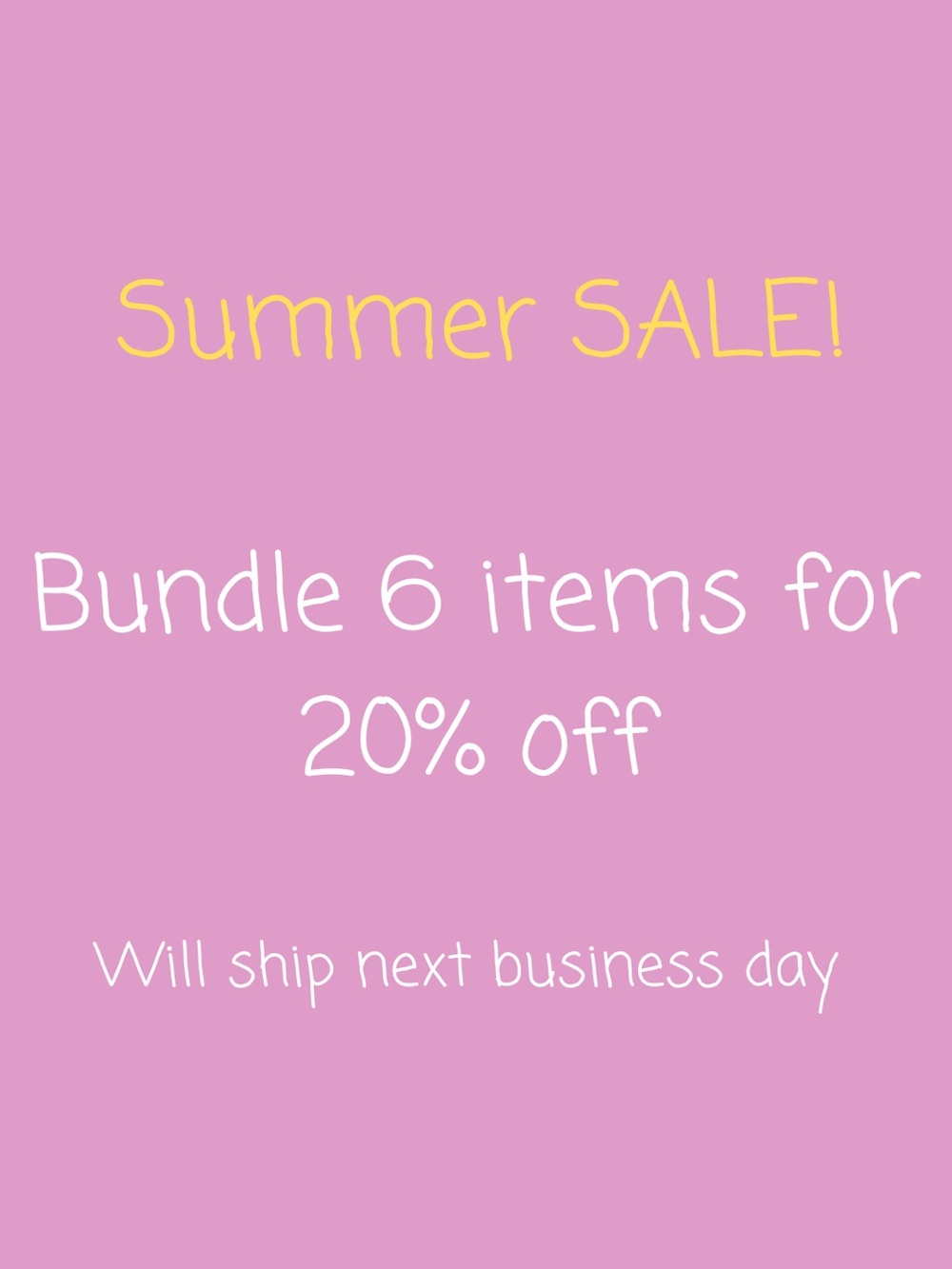 SUMMER SALE ☀️💸
